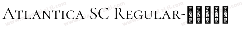 Atlantica SC Regular字体转换